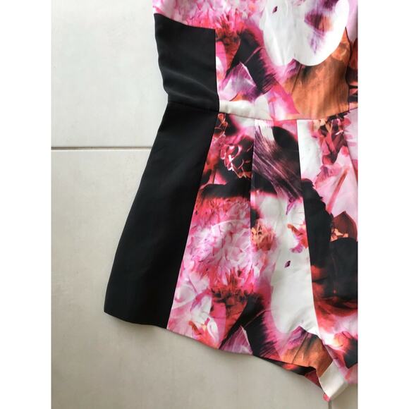 Keepsake The Label Floral Print Color Block Romper - Picture 5 of 10